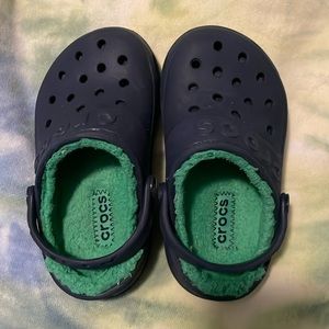 Winter Crocs toddler size 9